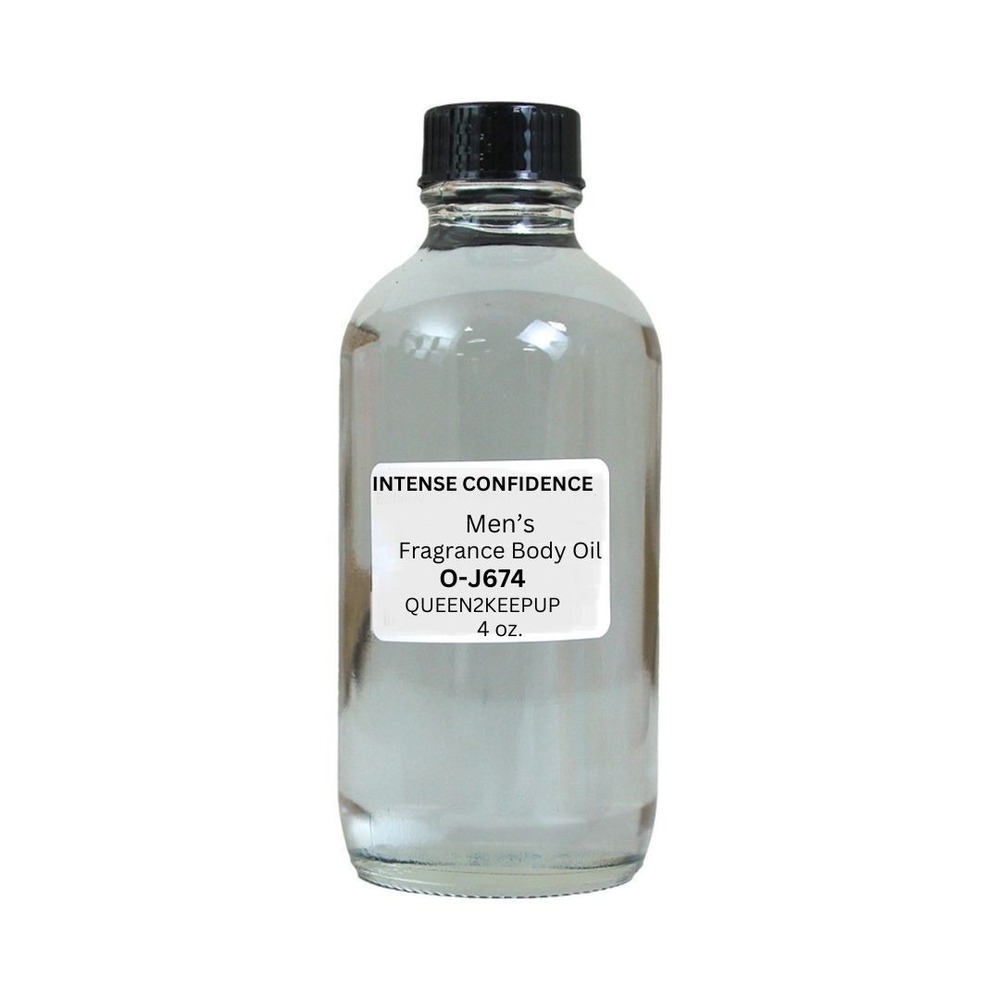 Intense Confidence (Men) Body Oil 4 Oz Fragrance All Natural Scent